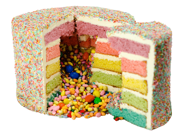 Regenboog Taart van BestelTaart.nl