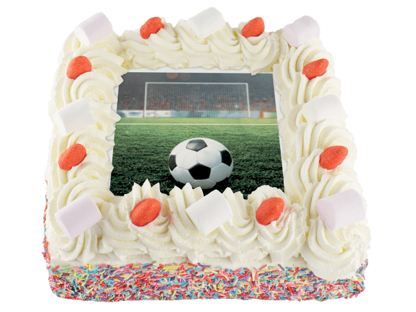 Voetbal Slagroomtaart